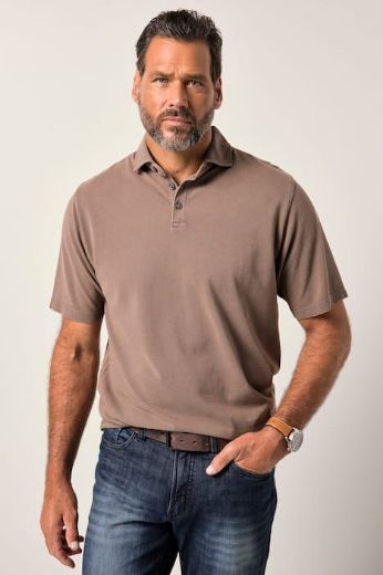 Moda za polnejše Majica Polo kratkih rukava plus velikost, xxl, Ulla Popken in Johann Popken (JP1880)