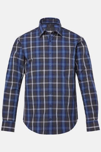 Moda za polnejše Košulja dugih rukava karirana plus velikost, xxl, Ulla Popken in Johann Popken (JP1880)