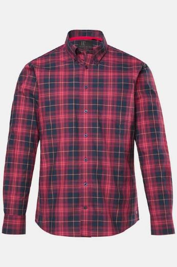 Moda za polnejše Košulja dugih rukava karirana plus velikost, xxl, Ulla Popken in Johann Popken (JP1880)