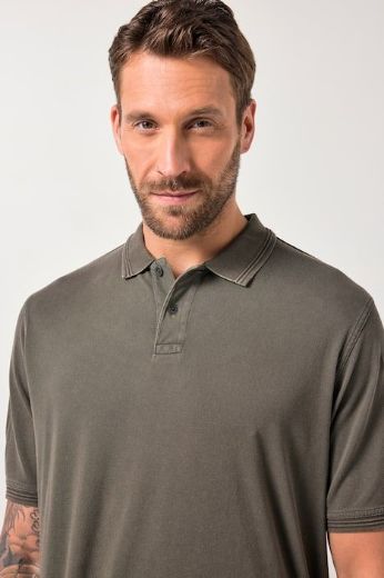 Moda za polnejše Majica Polo kratkih rukava plus velikost, xxl, Ulla Popken in Johann Popken (JP1880)