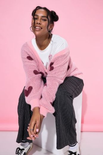 Moda za polnejše Kardigan dugih rukava na kopčanje plus velikost, xxl, Ulla Popken in Johann Popken (JP1880)