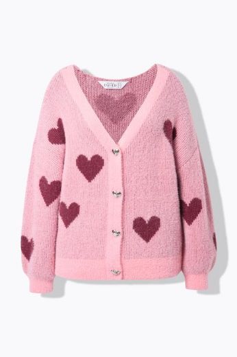 Moda za polnejše Kardigan dugih rukava na kopčanje plus velikost, xxl, Ulla Popken in Johann Popken (JP1880)