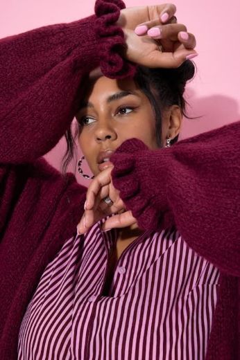 Moda za polnejše Kardigan dužeg kroja plus velikost, xxl, Ulla Popken in Johann Popken (JP1880)