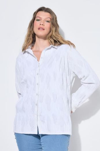 Moda za polnejše Košulja dugih rukava plus velikost, xxl, Ulla Popken in Johann Popken (JP1880)