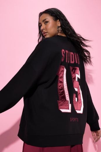 Moda za polnejše Majica dugih rukava šireg kroja plus velikost, xxl, Ulla Popken in Johann Popken (JP1880)