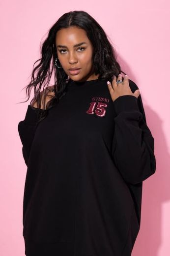 Moda za polnejše Majica dugih rukava šireg kroja plus velikost, xxl, Ulla Popken in Johann Popken (JP1880)