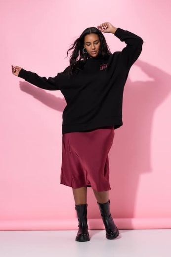 Moda za polnejše Majica dugih rukava šireg kroja plus velikost, xxl, Ulla Popken in Johann Popken (JP1880)