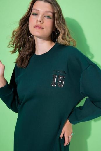 Moda za polnejše Haljina dugih rukava šireg kroja plus velikost, xxl, Ulla Popken in Johann Popken (JP1880)