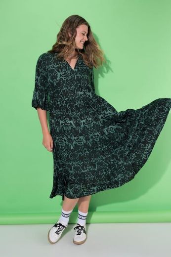 Moda za polnejše Haljina maxi 3/4 rukava plus velikost, xxl, Ulla Popken in Johann Popken (JP1880)