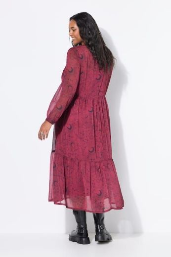 Moda za polnejše Haljina maxi dugih rukava plus velikost, xxl, Ulla Popken in Johann Popken (JP1880)