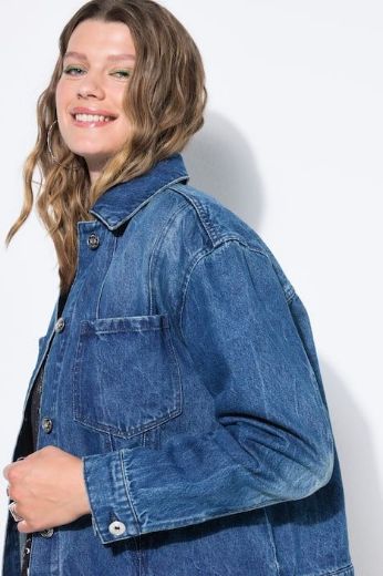 Moda za polnejše Jakna od trapera plus velikost, xxl, Ulla Popken in Johann Popken (JP1880)