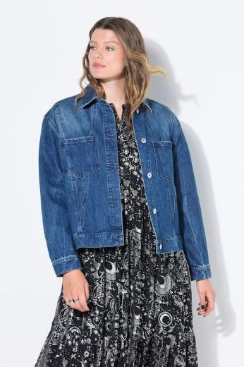 Moda za polnejše Jakna od trapera plus velikost, xxl, Ulla Popken in Johann Popken (JP1880)