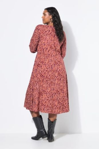 Moda za polnejše Haljina maxi dugih rukava plus velikost, xxl, Ulla Popken in Johann Popken (JP1880)