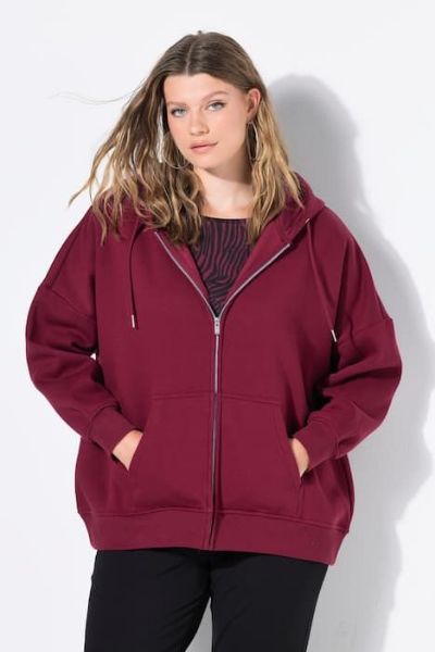 Slika Majica dugih rukava s patentnim zatvaračem i kapuljačom