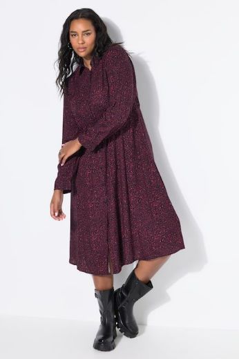 Moda za polnejše Haljina maxi dugih rukava plus velikost, xxl, Ulla Popken in Johann Popken (JP1880)