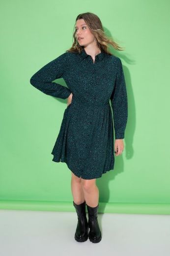 Moda za polnejše Haljina dugih rukava A kroja plus velikost, xxl, Ulla Popken in Johann Popken (JP1880)