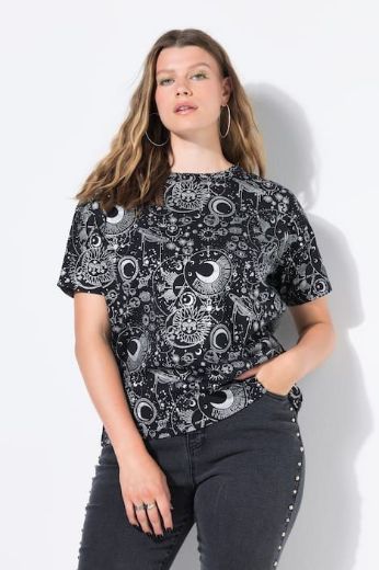 Moda za polnejše Majica kratkih rukava plus velikost, xxl, Ulla Popken in Johann Popken (JP1880)