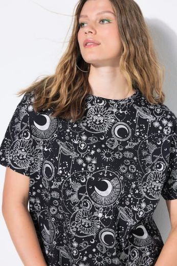 Moda za polnejše Majica kratkih rukava plus velikost, xxl, Ulla Popken in Johann Popken (JP1880)