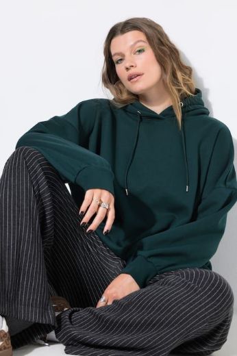Moda za polnejše Majica dugih rukava s kapuljačom plus velikost, xxl, Ulla Popken in Johann Popken (JP1880)