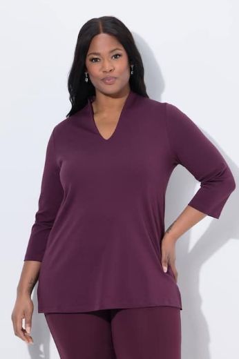Moda za polnejše Majica 3/4 rukavi plus velikost, xxl, Ulla Popken in Johann Popken (JP1880)