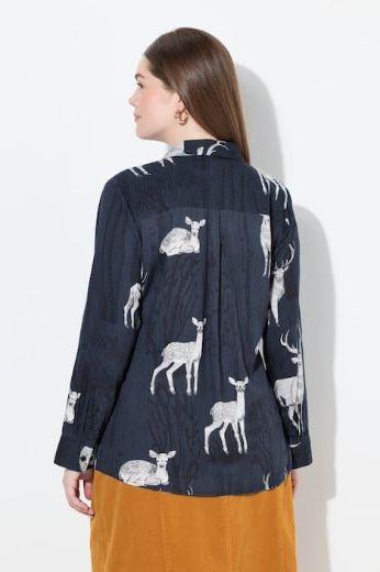 Moda za polnejše Košulja dugih rukava cvjetnog printa plus velikost, xxl, Ulla Popken in Johann Popken (JP1880)