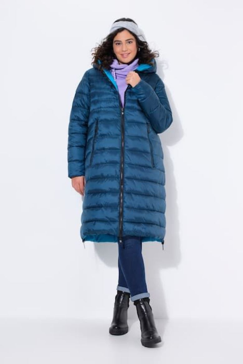 Moda za polnejše Jakna štepana dužeg kroja nosiva na dvije strane plus velikost, xxl, Ulla Popken in Johann Popken (JP1880)