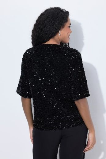 Moda za polnejše Majica elegantna kratkih rukava plus velikost, xxl, Ulla Popken in Johann Popken (JP1880)
