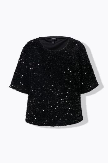 Moda za polnejše Majica elegantna kratkih rukava plus velikost, xxl, Ulla Popken in Johann Popken (JP1880)
