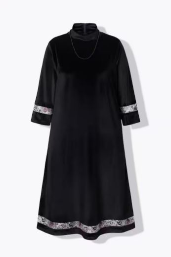Moda za polnejše Haljina elegantna s 3/4 rukavima A kroja plus velikost, xxl, Ulla Popken in Johann Popken (JP1880)