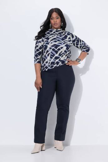 Moda za polnejše Hlače rastezljive ravnih nogavica plus velikost, xxl, Ulla Popken in Johann Popken (JP1880)