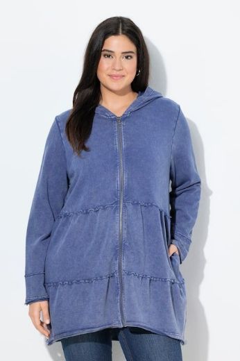Moda za polnejše Majica dugih rukava s kapuljačom plus velikost, xxl, Ulla Popken in Johann Popken (JP1880)