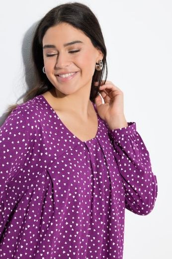 Moda za polnejše Majica dugih rukava A kroja plus velikost, xxl, Ulla Popken in Johann Popken (JP1880)