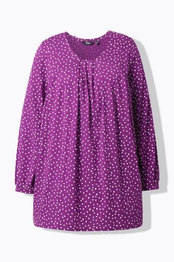 Moda za polnejše Majica dugih rukava A kroja plus velikost, xxl, Ulla Popken in Johann Popken (JP1880)