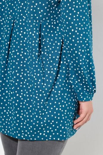 Moda za polnejše Majica dugih rukava A kroja plus velikost, xxl, Ulla Popken in Johann Popken (JP1880)