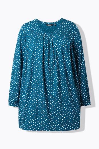 Moda za polnejše Majica dugih rukava A kroja plus velikost, xxl, Ulla Popken in Johann Popken (JP1880)