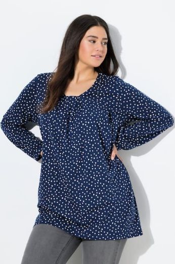 Moda za polnejše Majica dugih rukava A kroja plus velikost, xxl, Ulla Popken in Johann Popken (JP1880)