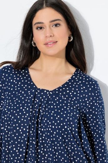 Moda za polnejše Majica dugih rukava A kroja plus velikost, xxl, Ulla Popken in Johann Popken (JP1880)