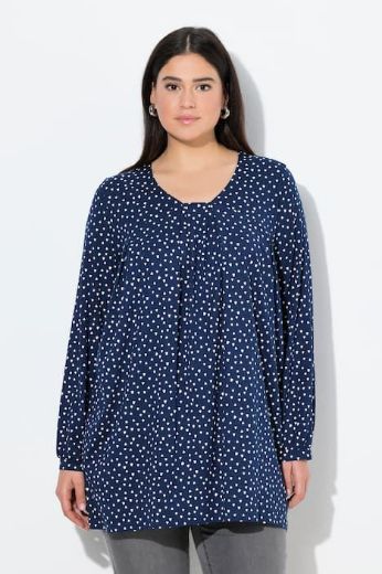 Moda za polnejše Majica dugih rukava A kroja plus velikost, xxl, Ulla Popken in Johann Popken (JP1880)