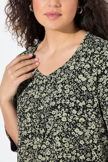 Moda za polnejše Majica 3/4 rukava A kroja plus velikost, xxl, Ulla Popken in Johann Popken (JP1880)