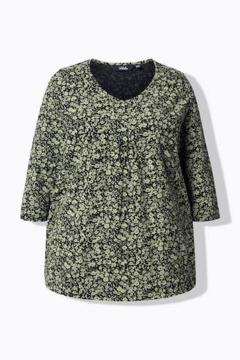 Moda za polnejše Majica 3/4 rukava A kroja plus velikost, xxl, Ulla Popken in Johann Popken (JP1880)