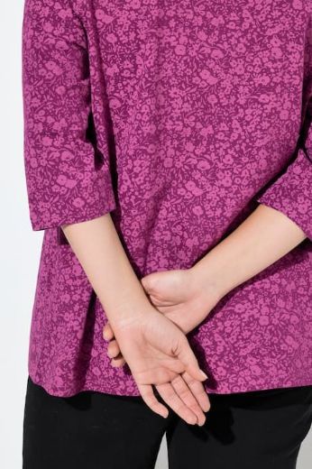 Moda za polnejše Majica 3/4 rukava A kroja plus velikost, xxl, Ulla Popken in Johann Popken (JP1880)