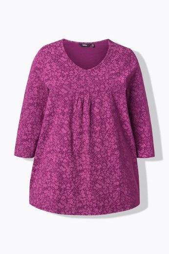 Moda za polnejše Majica 3/4 rukava A kroja plus velikost, xxl, Ulla Popken in Johann Popken (JP1880)