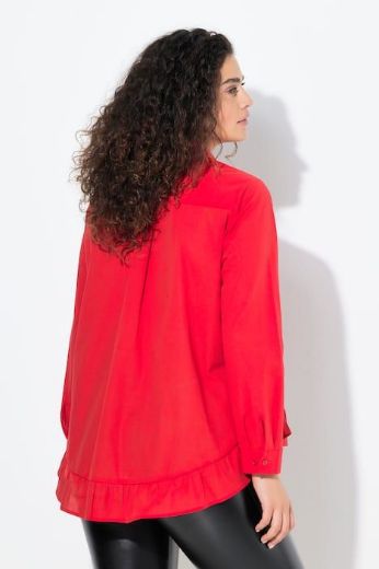 Moda za polnejše Bluza na volane plus velikost, xxl, Ulla Popken in Johann Popken (JP1880)