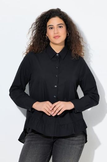 Moda za polnejše Bluza na volane plus velikost, xxl, Ulla Popken in Johann Popken (JP1880)