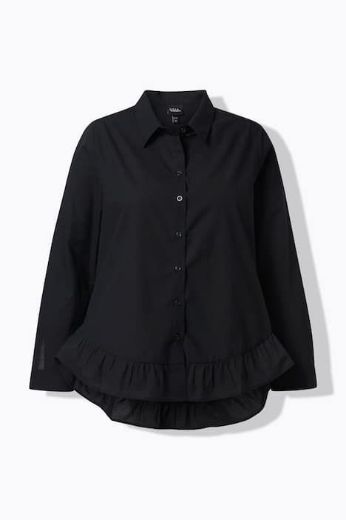 Moda za polnejše Bluza na volane plus velikost, xxl, Ulla Popken in Johann Popken (JP1880)