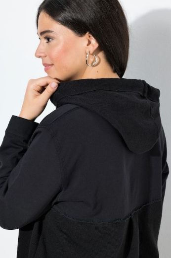 Moda za polnejše Jakna lagana na kopčanje s kapuljačom plus velikost, xxl, Ulla Popken in Johann Popken (JP1880)