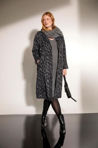 Moda za polnejše Kaput s leopard uzorkom plus velikost, xxl, Ulla Popken in Johann Popken (JP1880)