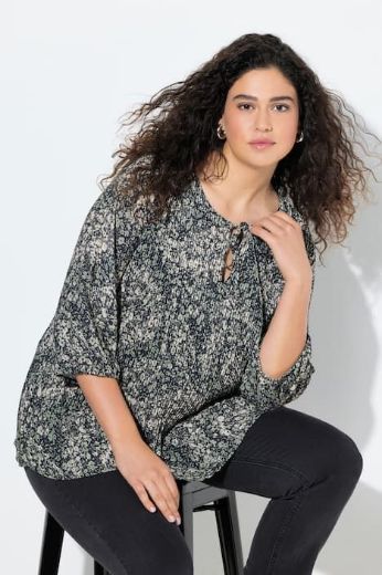 Moda za polnejše Bluza 3/4 rukava plus velikost, xxl, Ulla Popken in Johann Popken (JP1880)