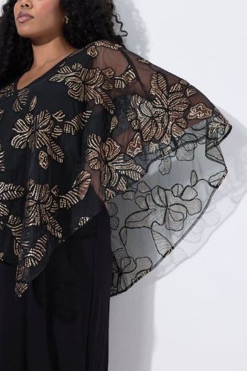 Moda za polnejše Haljina svečana 3/4 rukava plus velikost, xxl, Ulla Popken in Johann Popken (JP1880)