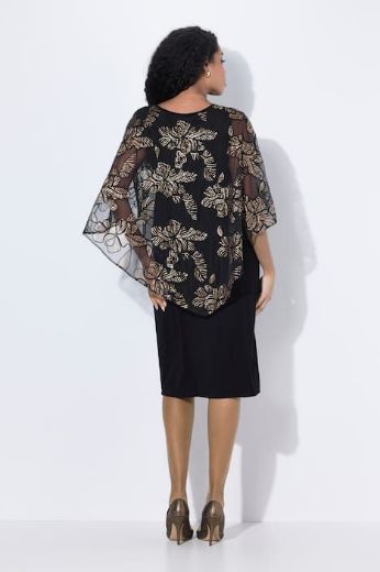 Moda za polnejše Haljina svečana 3/4 rukava plus velikost, xxl, Ulla Popken in Johann Popken (JP1880)